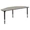 Regency I-Promise Desks, 24 D X 23-34 H, 60 W X Wood, Metal, Maple IP2SD6024PL - alternate 5